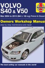 Volvo S40 & V50 Petrol & Diesel (Mar '04-'13) Haynes Repair Manual af Mark Storey